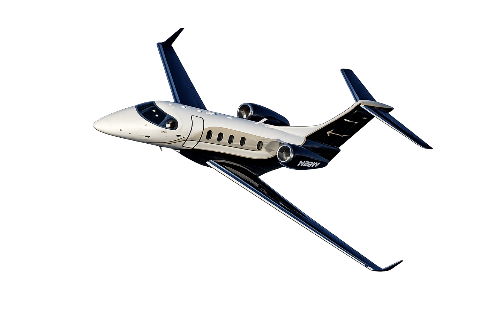 Embraer Phenom 300 light jet — joining the Fetch Airlines fleet